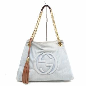 Gucci Denim Soho Chain Tote